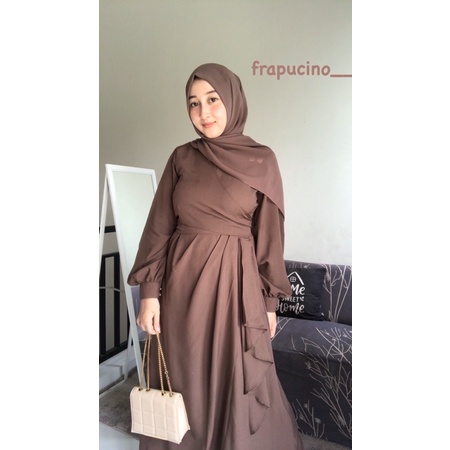 ADIBA - Rissa Dress/ Gamis Terbaru 2021 / Dress Muslim Kondangan Ada Size S M L XL-4