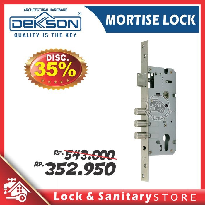 Dekson / Dekkson MTS IL 8585 SSS (SUS 316) Mortise Lock Swing
