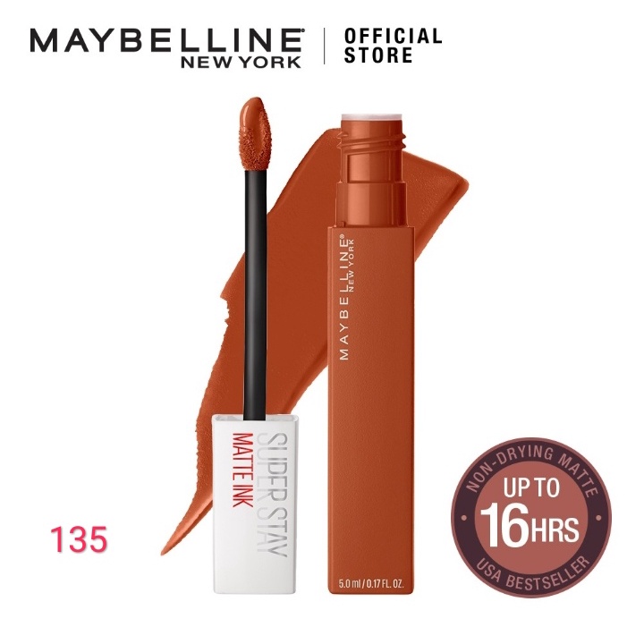 ORI 100% Maybelline Superstay Matte Ink Liquid Matte Lipstick Make Up Tahan Lama Hingga 24 Jam lipstik lipstick maybelin maybeline lipten maybeline my beline supertstay lipstik maybelline ori tahan lama lip matte maybelline original 220 Ambitios 385-135 Globetrotter