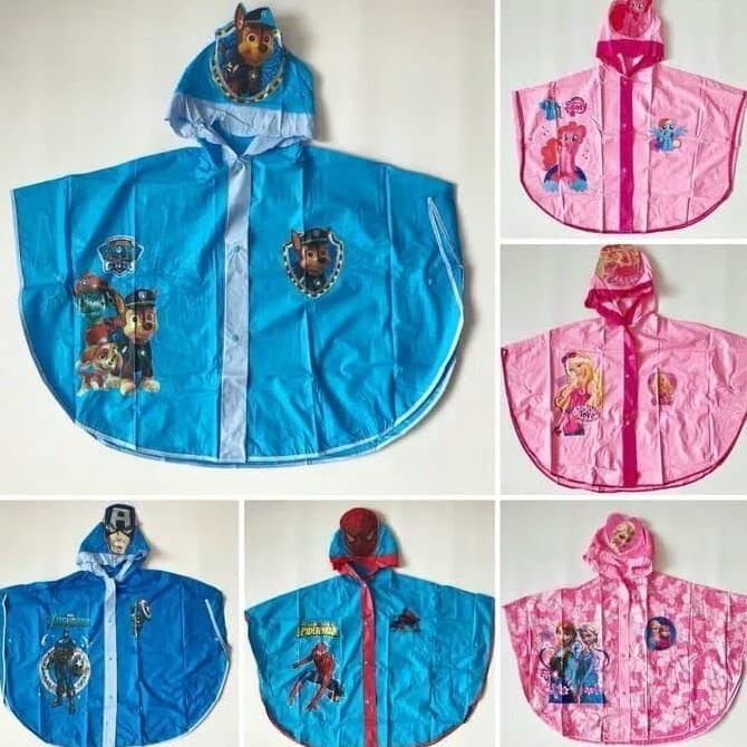 jas hujan anak paud TK/jas hujan ponco anak