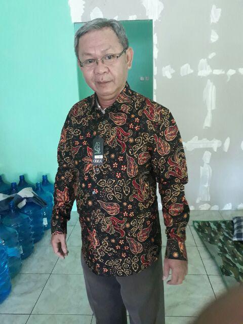 Odza Batik Pria Slim Fit Atasan Busana Pesta Pria Lengan Panjang