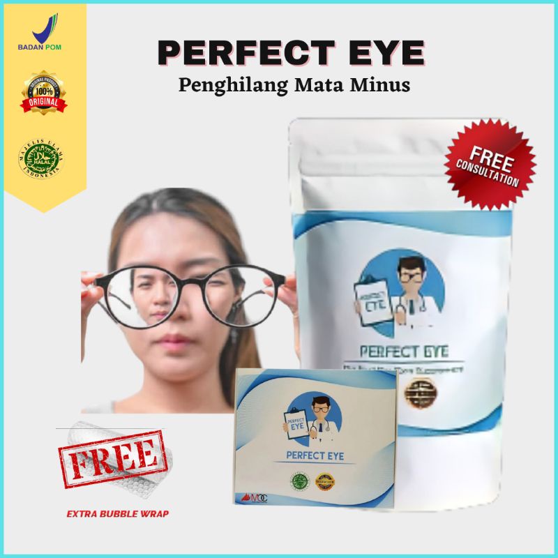 Penghilang Mata Minus BPOM Perfect Eye Original 100% Ampuh Dapat Menghilangkan Mata Minus