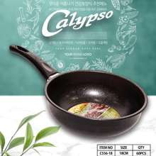 Calypso Frypan teflon Anti Lengket 22cm Fry Pan Hitam