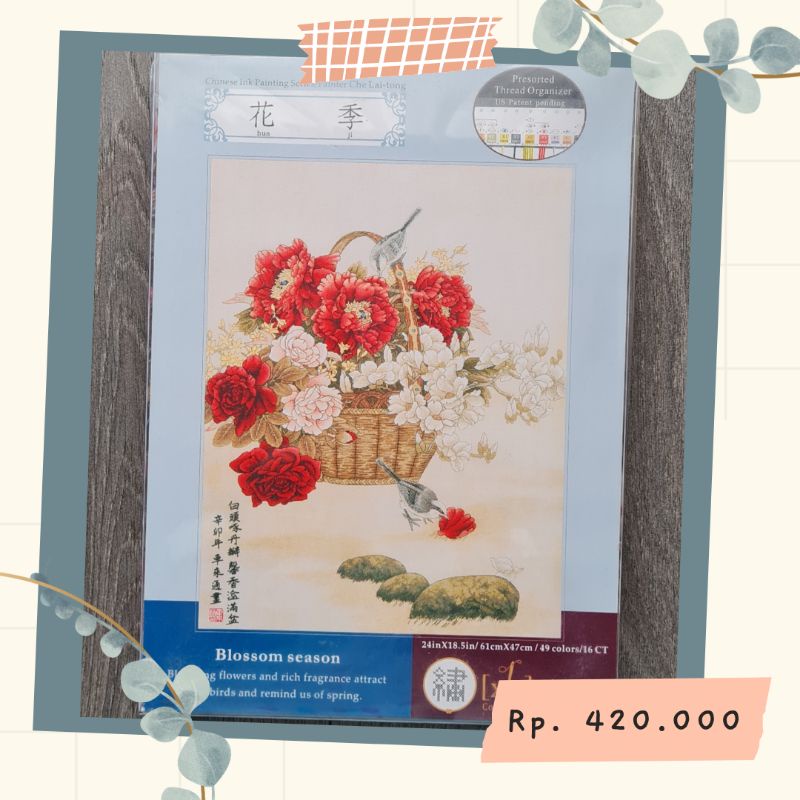Cross Stitch Kit Kristik Xiu Craft - Blossom Season