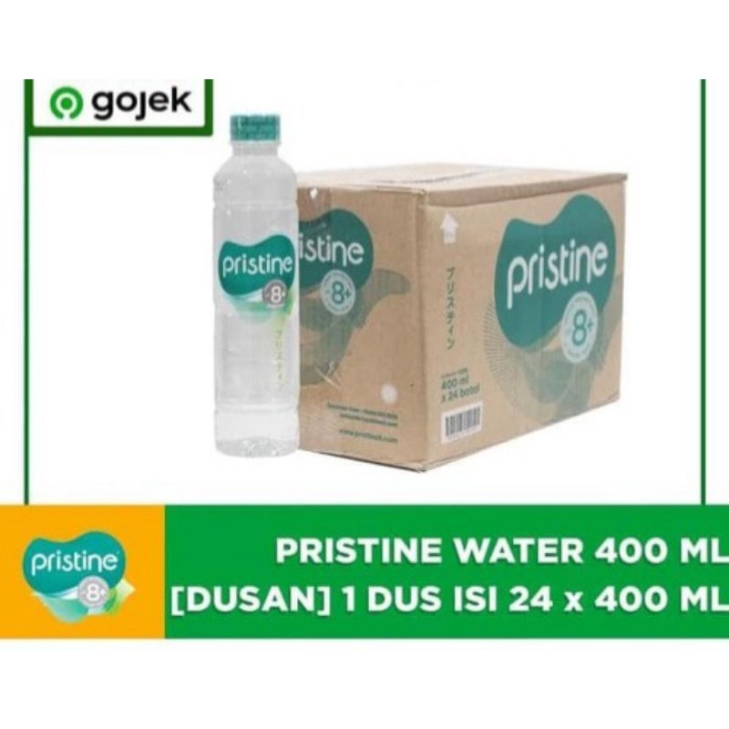 

Water 400ml 24 botol - air minum pristine - air alkali - 1 karton