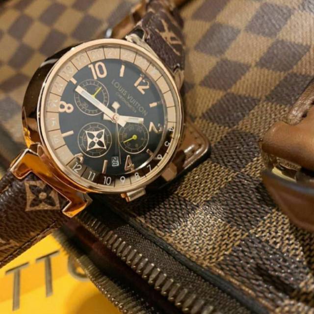Jam tangan LV kulit