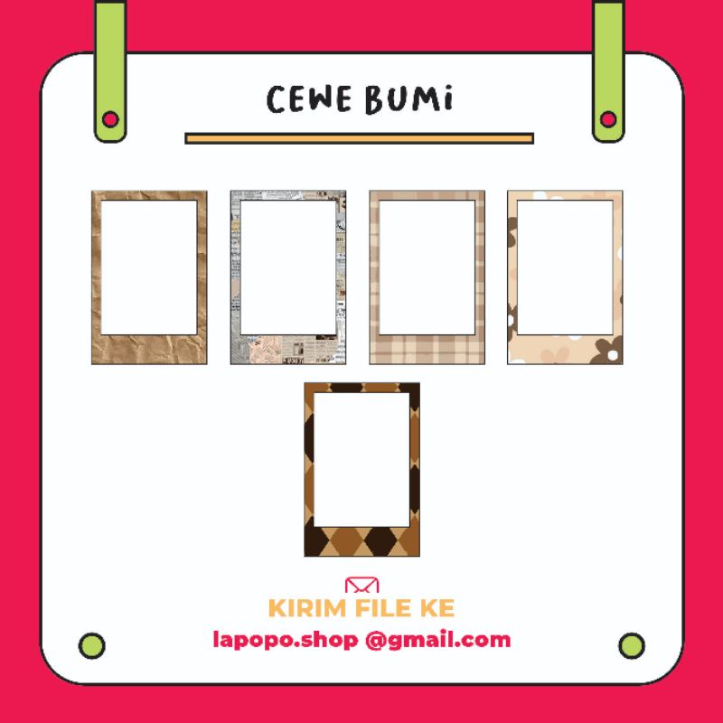 [CEWE BUMI] - CETAK FOTO POLAROID CUSTOM