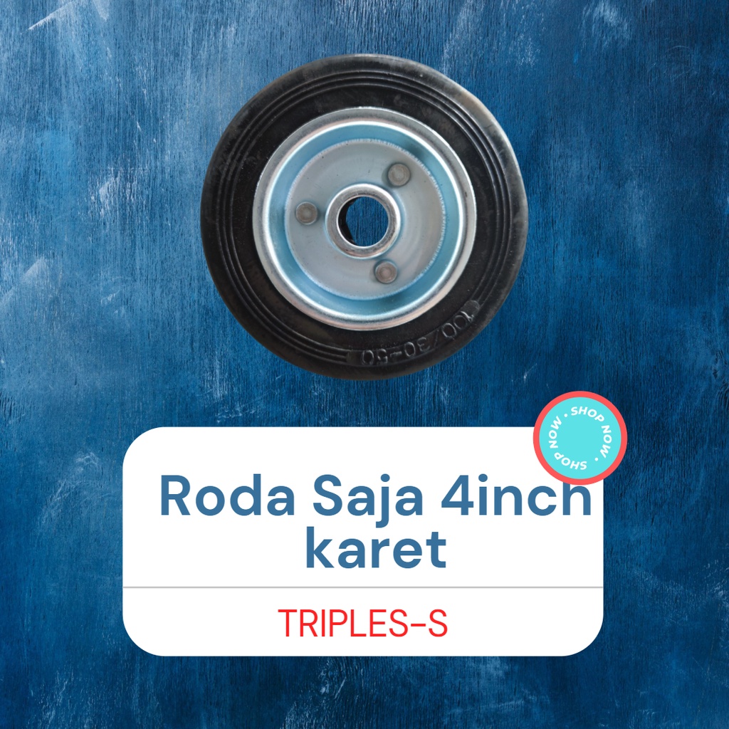 Roda Only 4 inch Roda Karet 4 inch RHJ