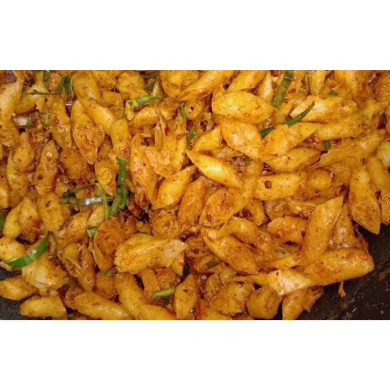 

LUMPIA KERING PEDAS DAN GURIH 500G