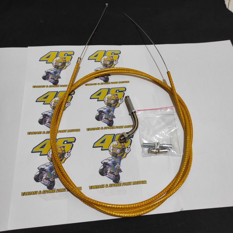 KABEL GAS MOTOR CARBON THAILAND ±2m / TALI GAS VARIASI MOTOR