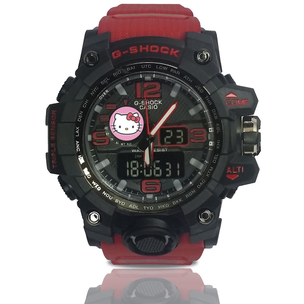 (Istimewa) Jam Tangan HELLO KITTY Double Time