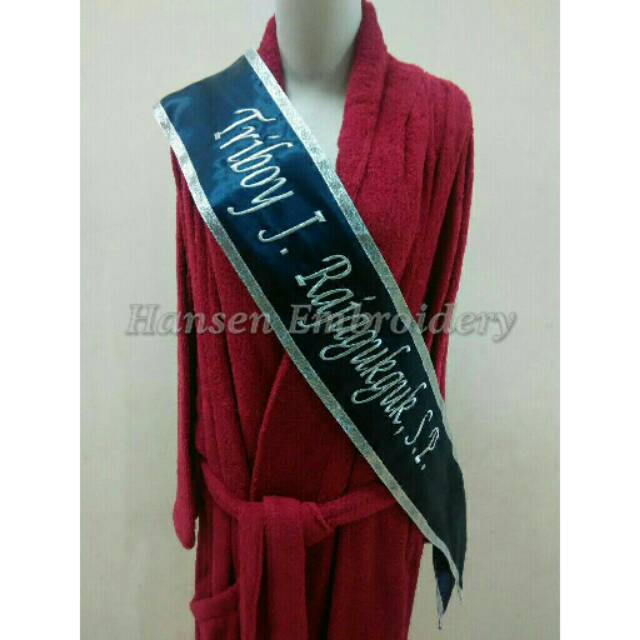 SELEMPANG WISUDA bordir komputer