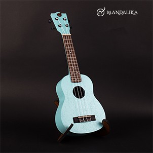 Ukulele Soprano Mandalika Premium Fullset Certified Quality - Sky Blue