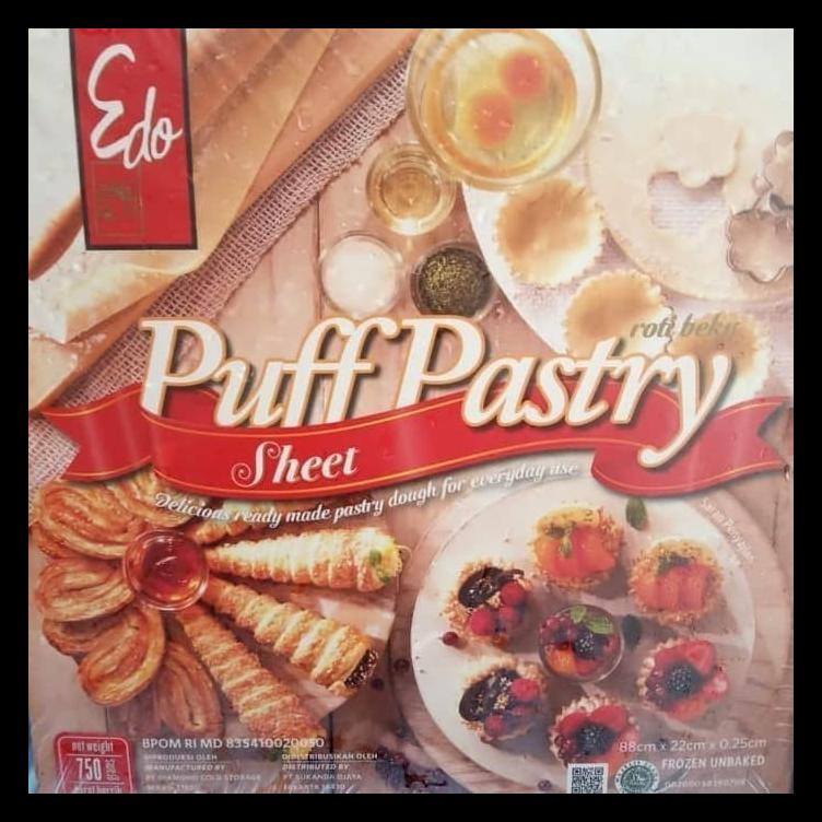 

PUFF PASTRY SHEET EDO 750 GR BAHAN KUE BERKUALITAS