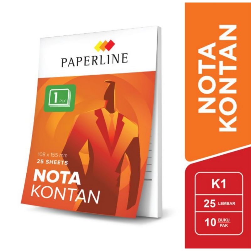 

BUKU NOTA KONTAN K1, NOTA KECIL 1 PLY PAPERLINE ISI 50 LEMBAR