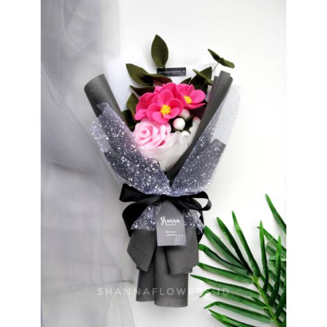 P 06 Premium Buket Bunga  Flanel  buket bunga  flanel  hadiah 