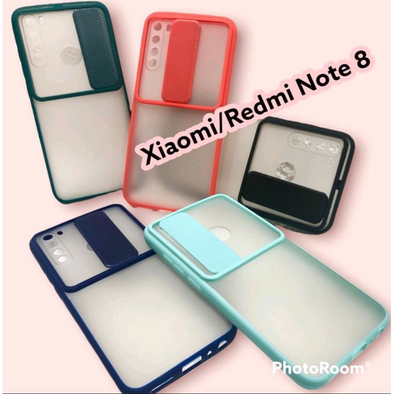 Case sliding Xiaomi/Redmi note 8 case sliding pelindung kamera