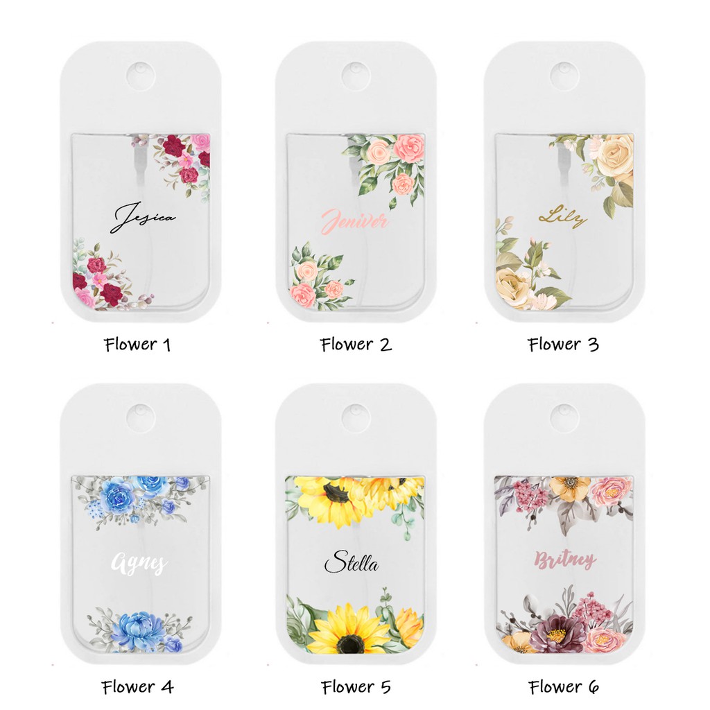 Custom hand sanitizer FREE PRINT CUSTOM - cair spray gantung model touchland tuca hand sanitizer kado natal christmas