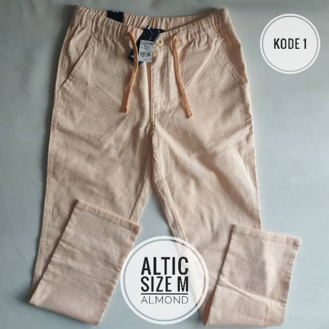 Celana Chino Panjang Pria atw unisex merk Altic size M