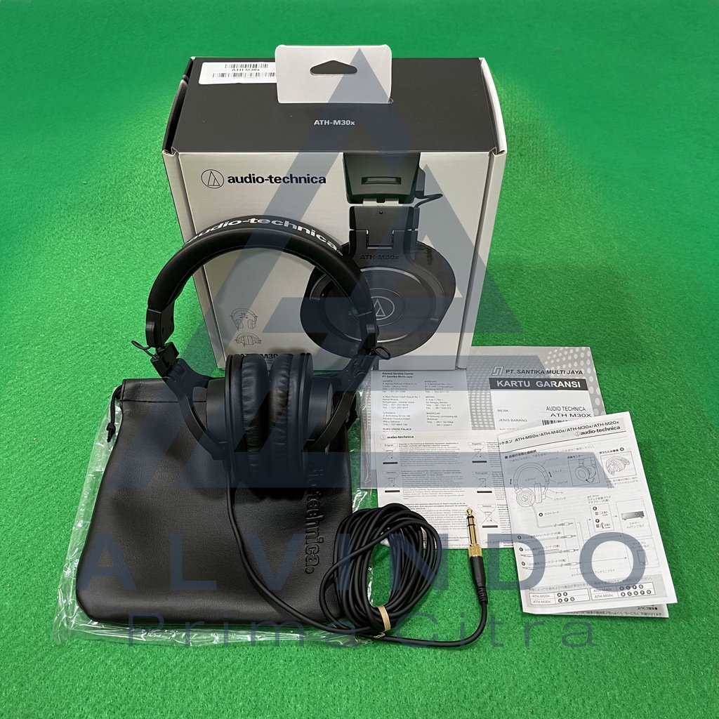 Jual Audio Technica ATH-M30x (Monitor Headphones / ATH M30x / M30 x ...