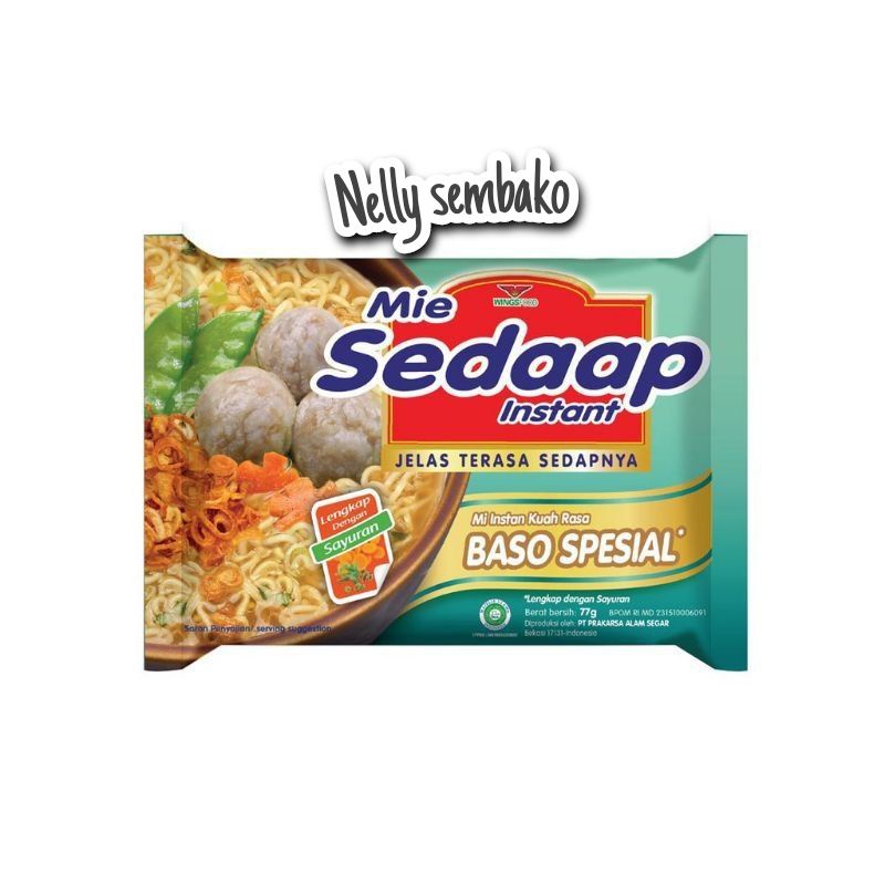 

MIE SEDAAP KUAH BAKSO