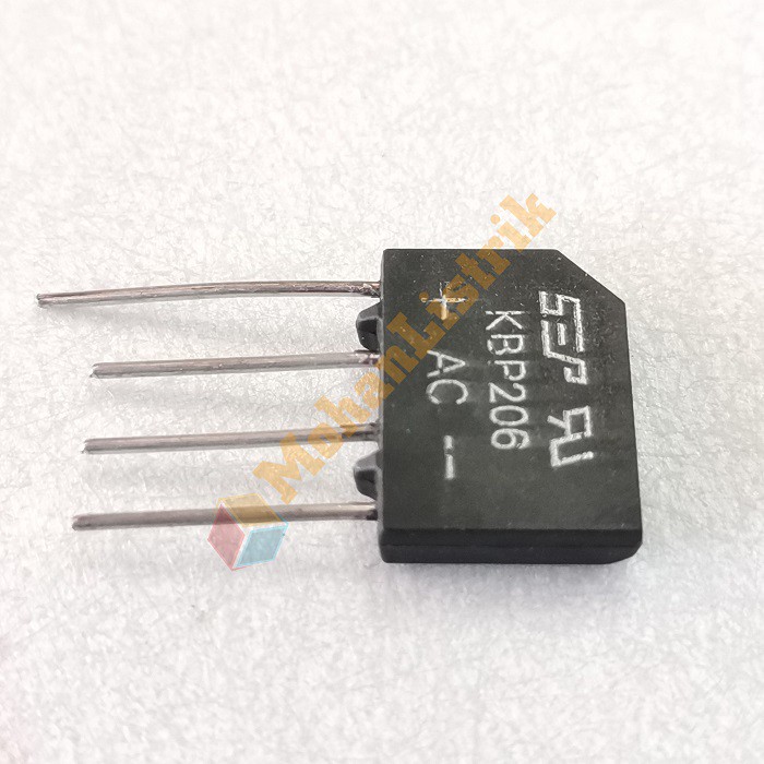 Dioda KBP206G KBP206 2A 600V Silicon Bridge Rectifier Dioda BO75