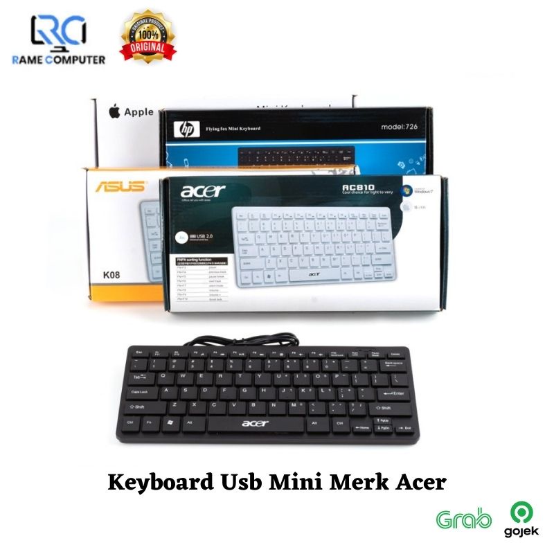 Keyboard Usb Mini Merk Acer HP ASUS SONY