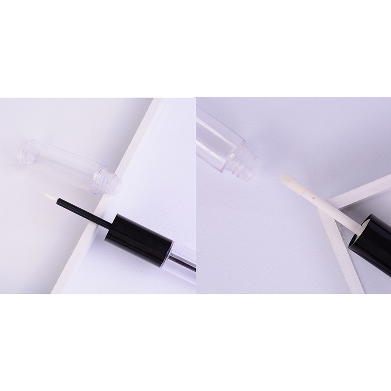 # Kaos T-Shirt Wanita Lengan Pendek Motif Print #Botol Kosong Kepala Ganda Untuk Lip Gloss Eyeliner Lip Balm