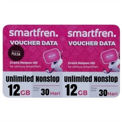 SMARTFREN DATA 12GB UNLIMITED NONSTOP