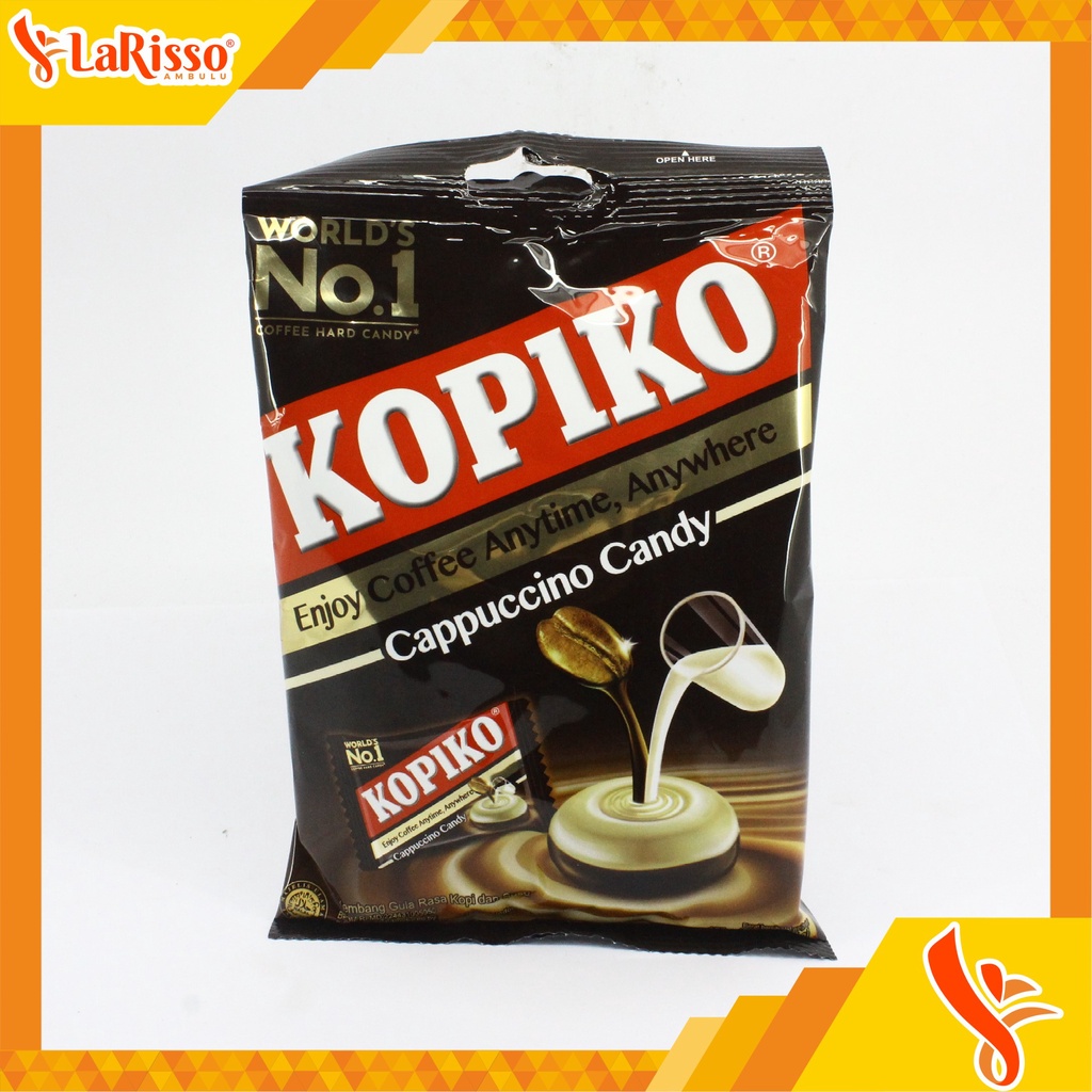 

KOPIKO PERMEN KOPI RASA CAPPUCCINO 150GR ISI 50PCS