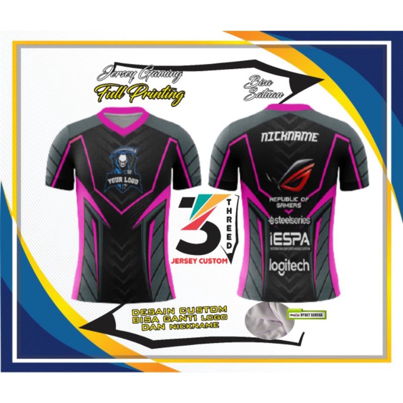 Jersey game printing