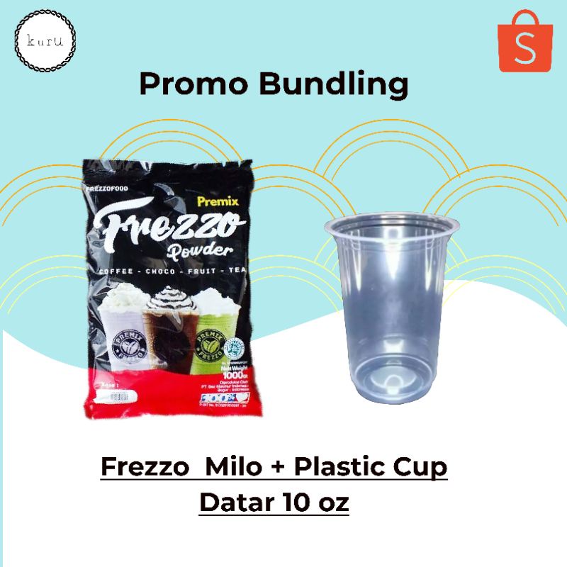 

Promo Bundling] Frezzo Varian Milo 1kg + Plastic Cup 50pcs