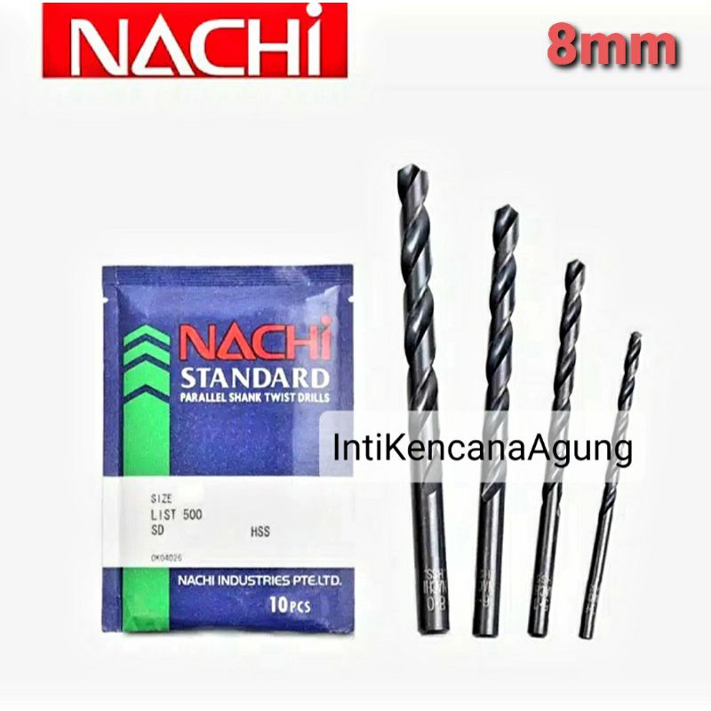 Mata Bor Besi NACHI 8mm bor beton bor besi