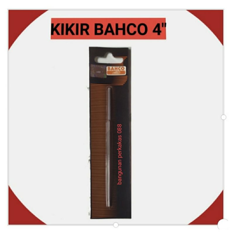 KIKIR BAHCO 4 INCH ORIGINAL / KIKIR GERGAJI SEGITIGA