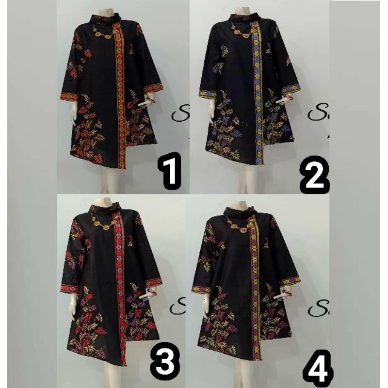 TUNIK BATIK PEKALONGAN ANTI LUNTUR BAHAN PRIMIS