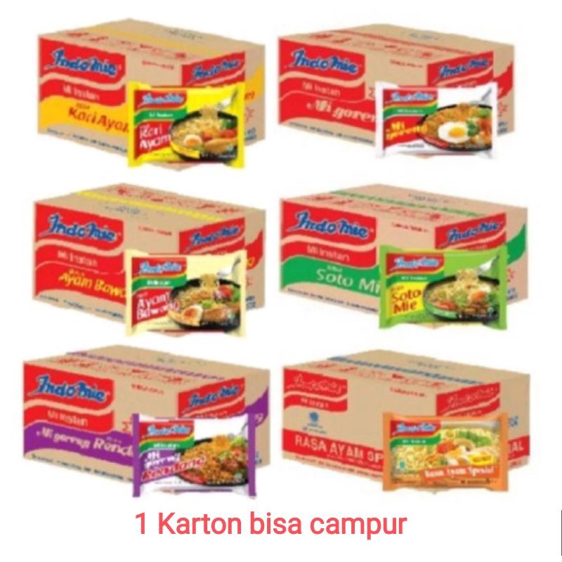 

Mie Instan Indomie All Variant Kuah Goreng 15 Pcs Bisa Campur | Soto | Ayam Bawang | Ayam Spesial | Mie Goreng| Mie Rendang | Mie Geprek | Soto Banjar | Mie Spageti