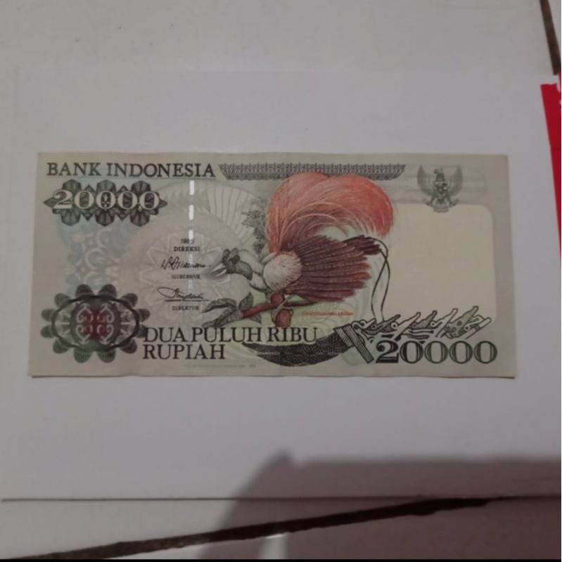 uang kuno 20000 cendrawasih ekonomis
