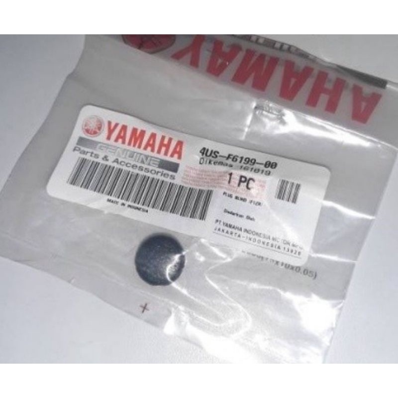 PLUG BLIND TUTUP LUBANG BATOK ATAS MX KING ASLI ORI YAMAHA 4US F6199 00