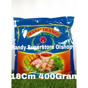 

[COD] KULIT LUMPIA VIETNAM RICE PAPER 18cm 400Gram [COD]