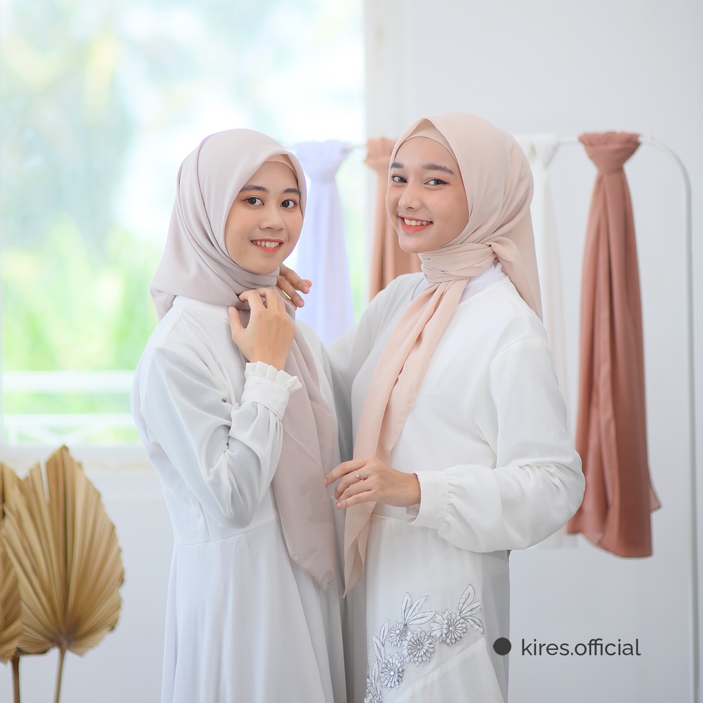 Voal Paris Premium / Kerudung Segi Empat Paris Polos