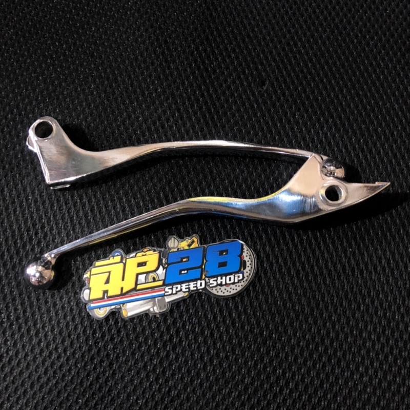 TUAS REM/HANDLE REM DAN KOPLING TWOTONE DAN CHROME TIGER CB 150 R SATRIA FU SONIC VERZA MEGAPRO BAKARAN 1 SET