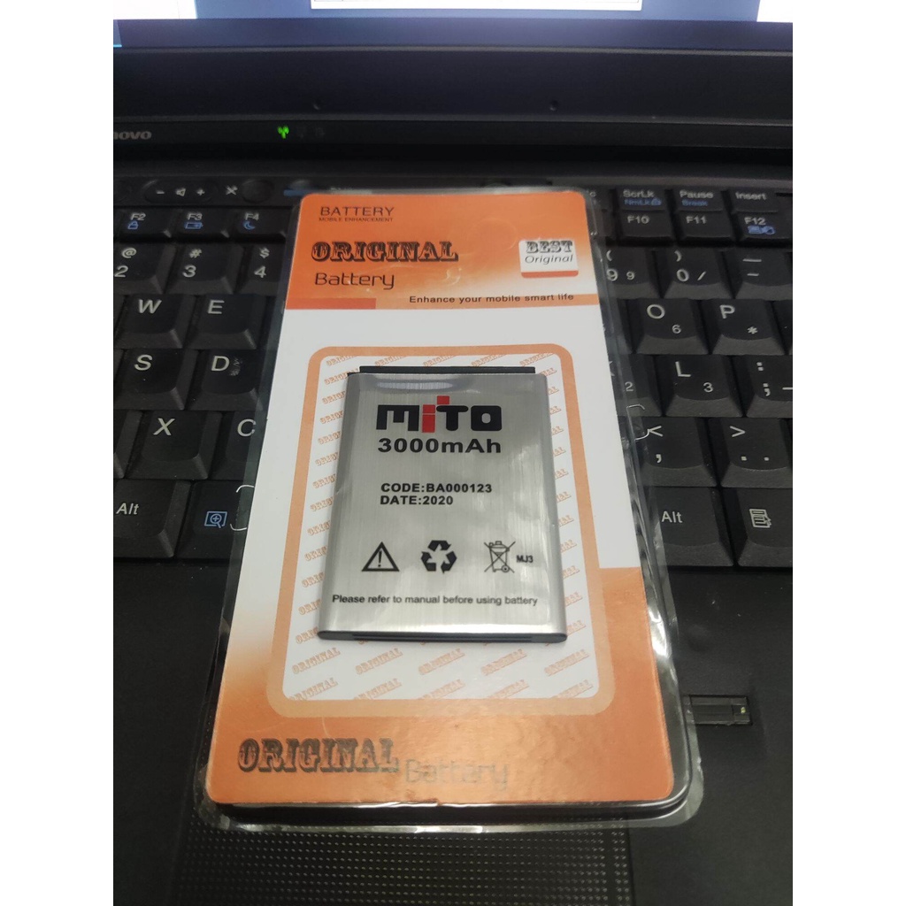 Baterai Mito A82 Plus A900 Fantasy BA-00123 Original Double Power Batre Batrai HP BA000123