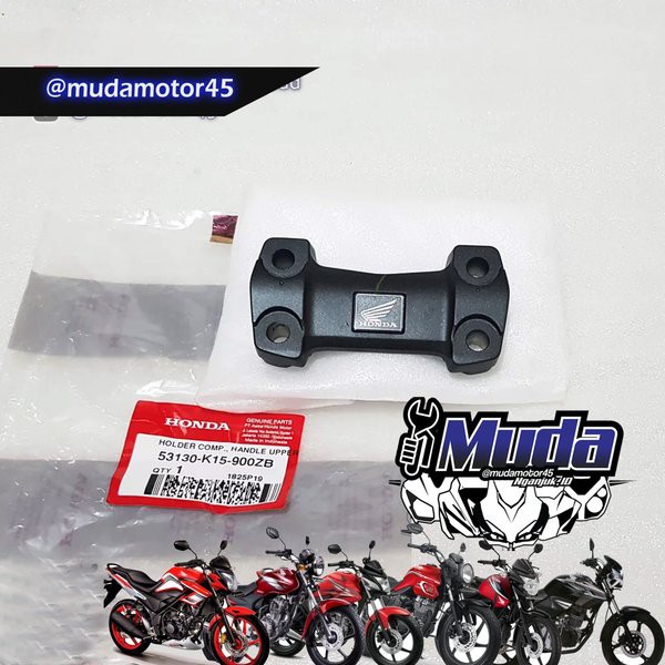 RAISER ATAS OLD CB150R VERZA MEGAPRO MONO PNP TIGER MEGA GL PRO MAX 53130-K15-900ZB TUTUP STANG STIR