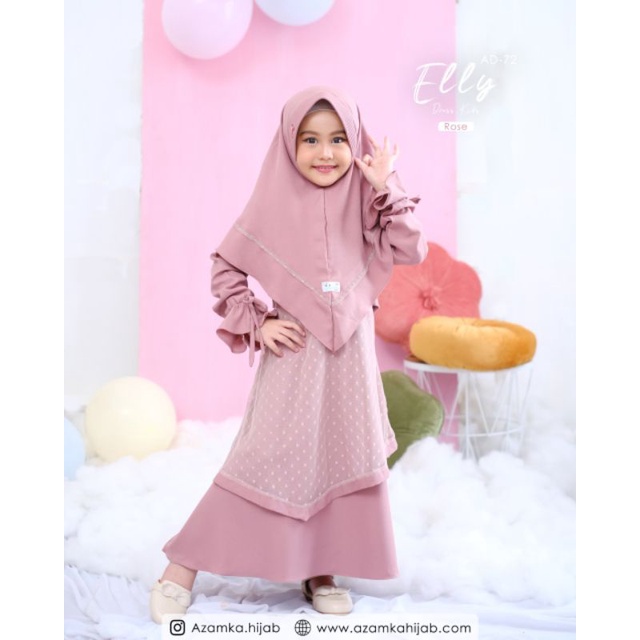 Elly Dress Kids by Azamka Hijab