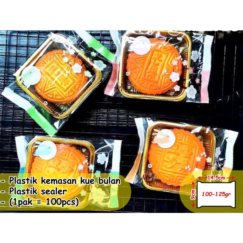 

Cookies Mooncake Bag / Plastik Packaging Kemasan Kue Bulan #8