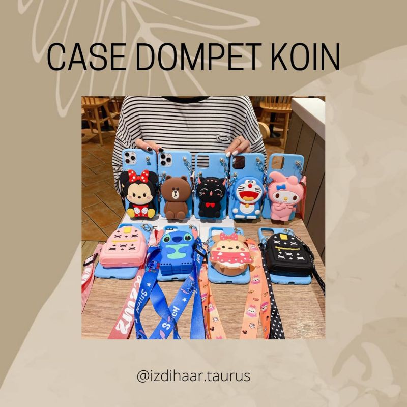 CANDY CASE JELLY KOIN DOMPET TALI KARAKTER