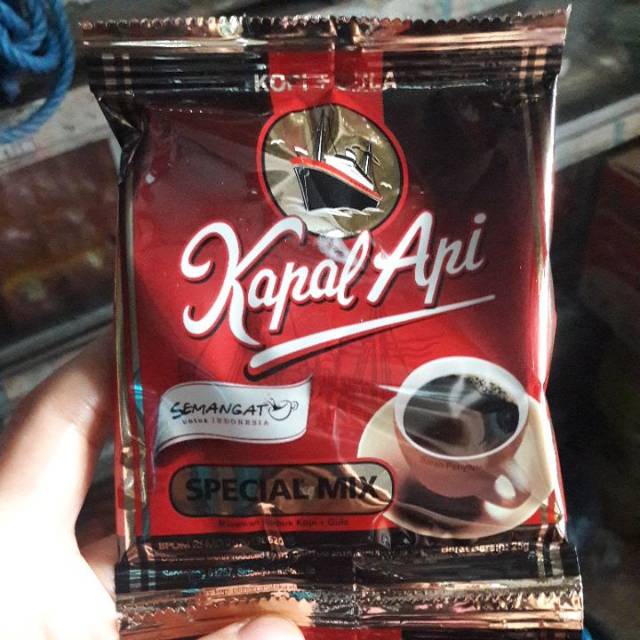 

kopi kapal api special mix 1 renteng isi 10 sachet