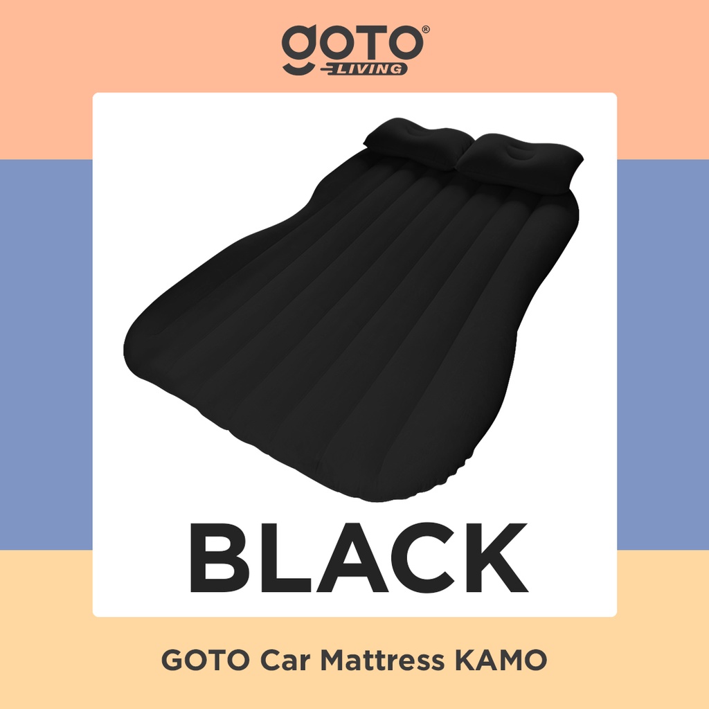 Indoholic Goto Kamo Car Matress Kasur Angin Mobil Indoor Outdoor Dengan Pompa