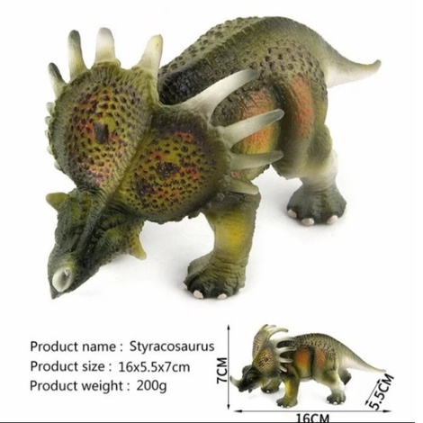 Maian Anak Dinosaurus Styracosayrus Green Figure