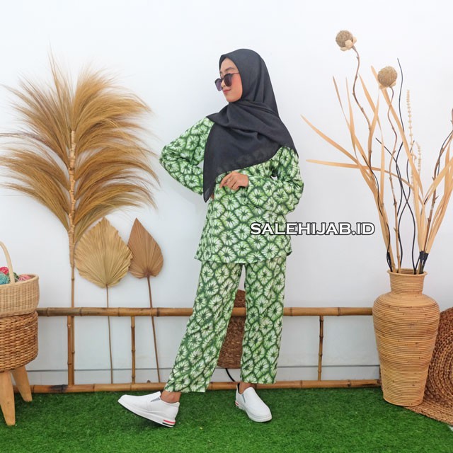 Setelan Baju Tidur Motif Bunga Sepatu / One Set Fashion Wanita Rayon Premium Kode T4 G4 G3 G2-2